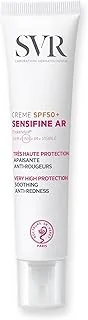SVR - Sensifine AR Crème SPF50+ - Gamme Sensifine – Soin solaire apaisant anti-rougeurs – Pour peaux sensibles à tendance couperosique – Endothelyol®, Extrait de réglisse – 40 ml