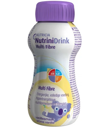 Nutricia NutriniDrink Multi Fibre Chocolat 200 ml x 4