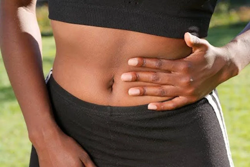 Illustration médicale de la flore intestinale et des bactéries du microbiote
