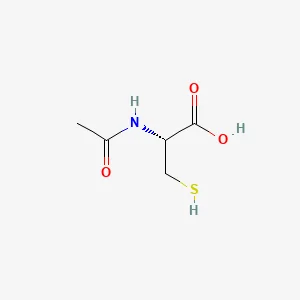 Structure moléculaire de la N-Acetyl-L-Cysteine