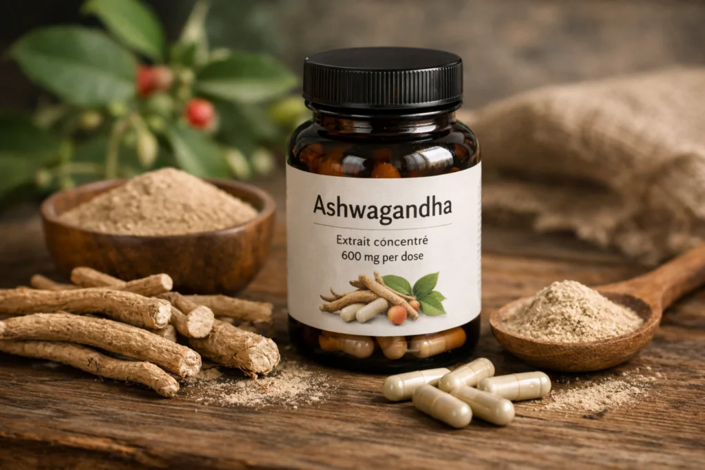 meilleur ashwagandha - Meilleur Ashwagandha 2026 : Comparatif KSM-66 vs Sensoril vs Poudre