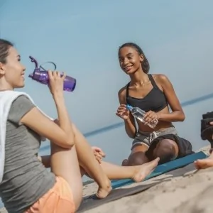 Illustration médicale du système digestif et de la flore intestinale