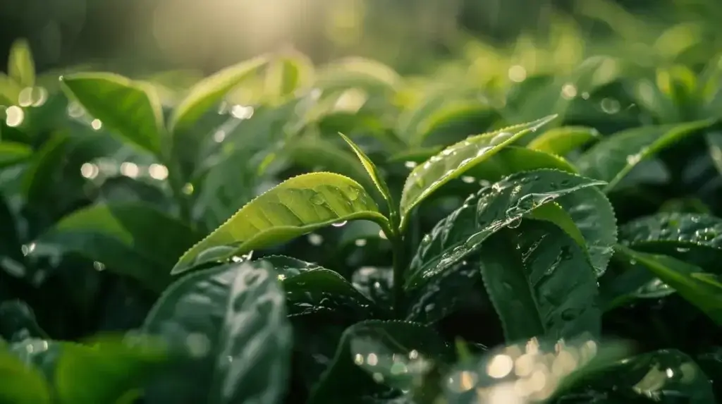 photo de plante de théanine utilisée face au stress et a l'anxiété. Les compléments alimentaires de théanine permettent de réduire les niveaux de cortisol d'après les études scientifiques