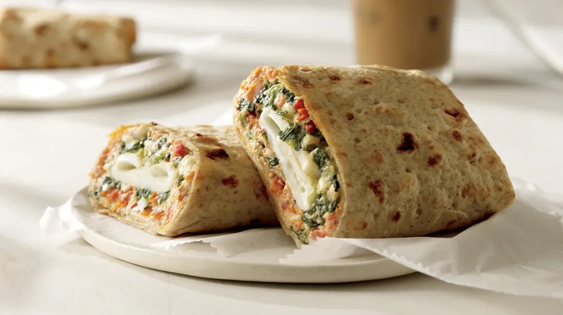 Wrap Starbucks aux épinards et feta