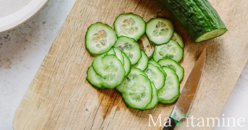 Vitamine K et hydratation : les bienfaits du concombre