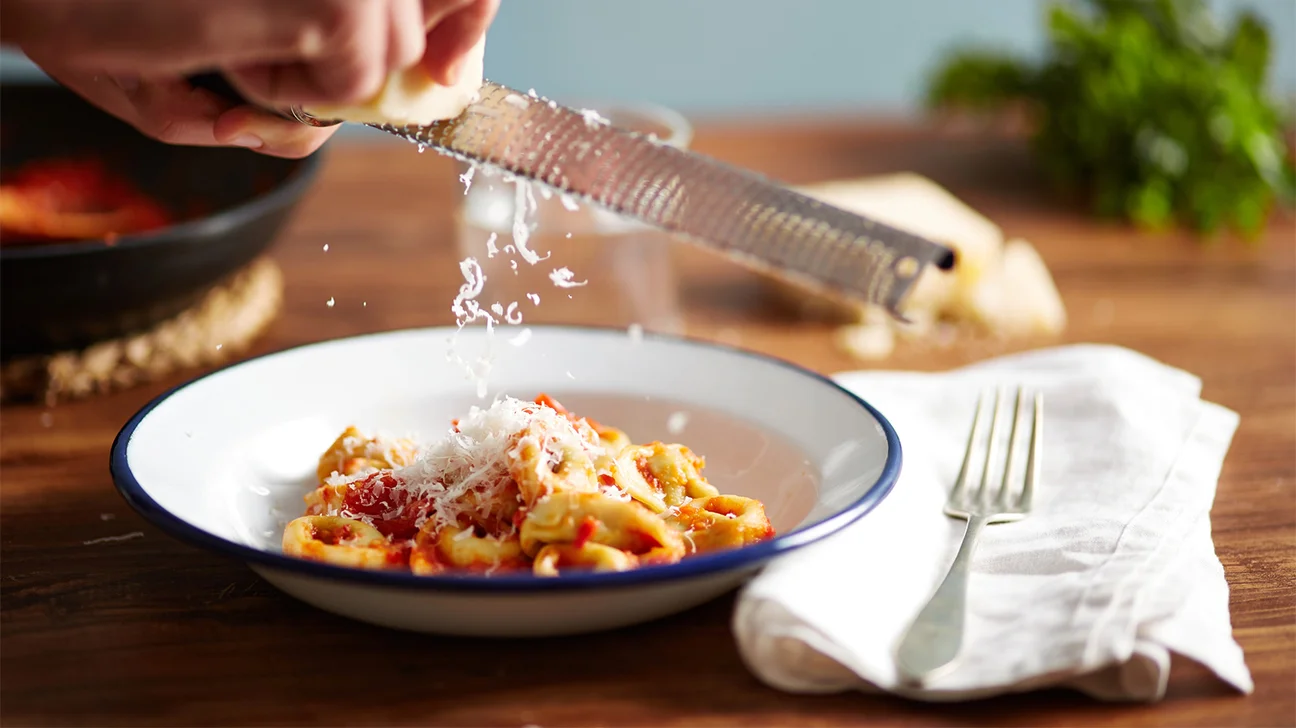 Tranche de fromage parmesan