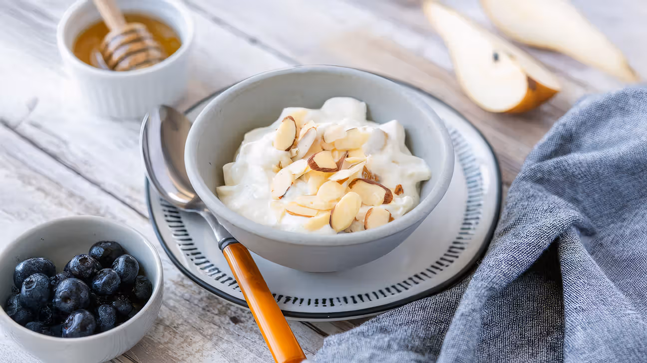 Parfait aux poires et gingembre