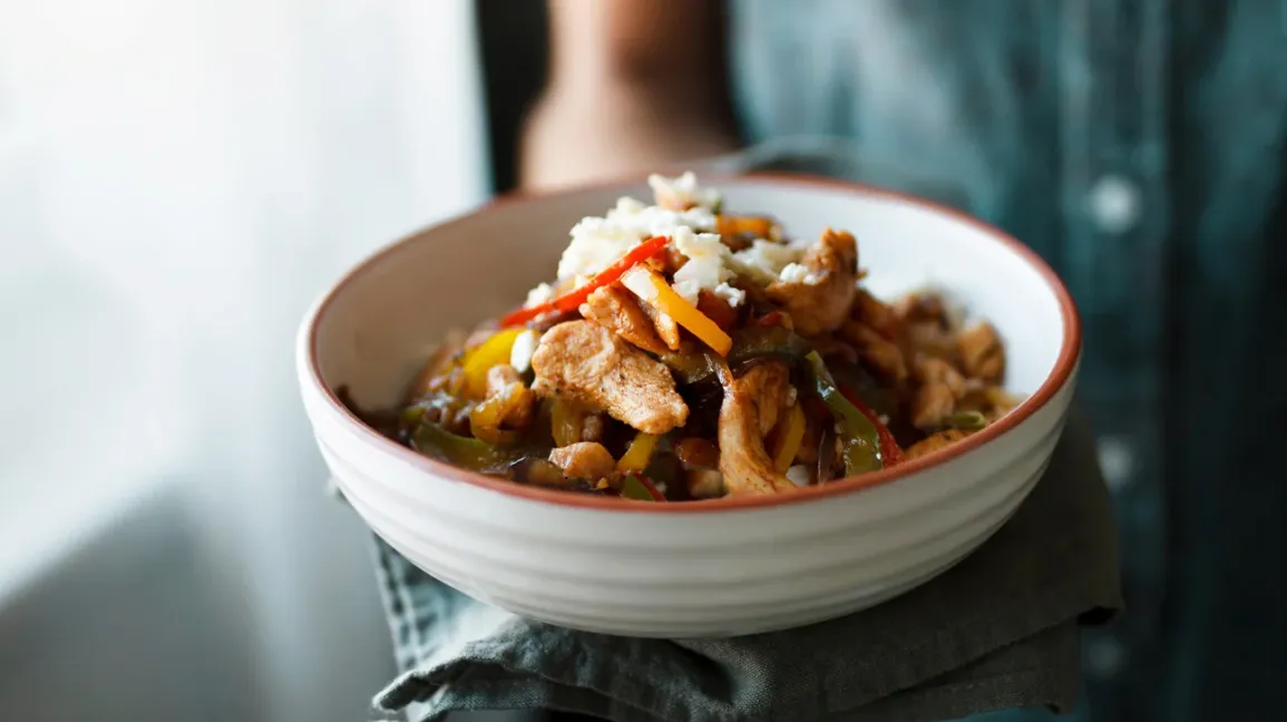 Salade taco dans un bol sans tortilla