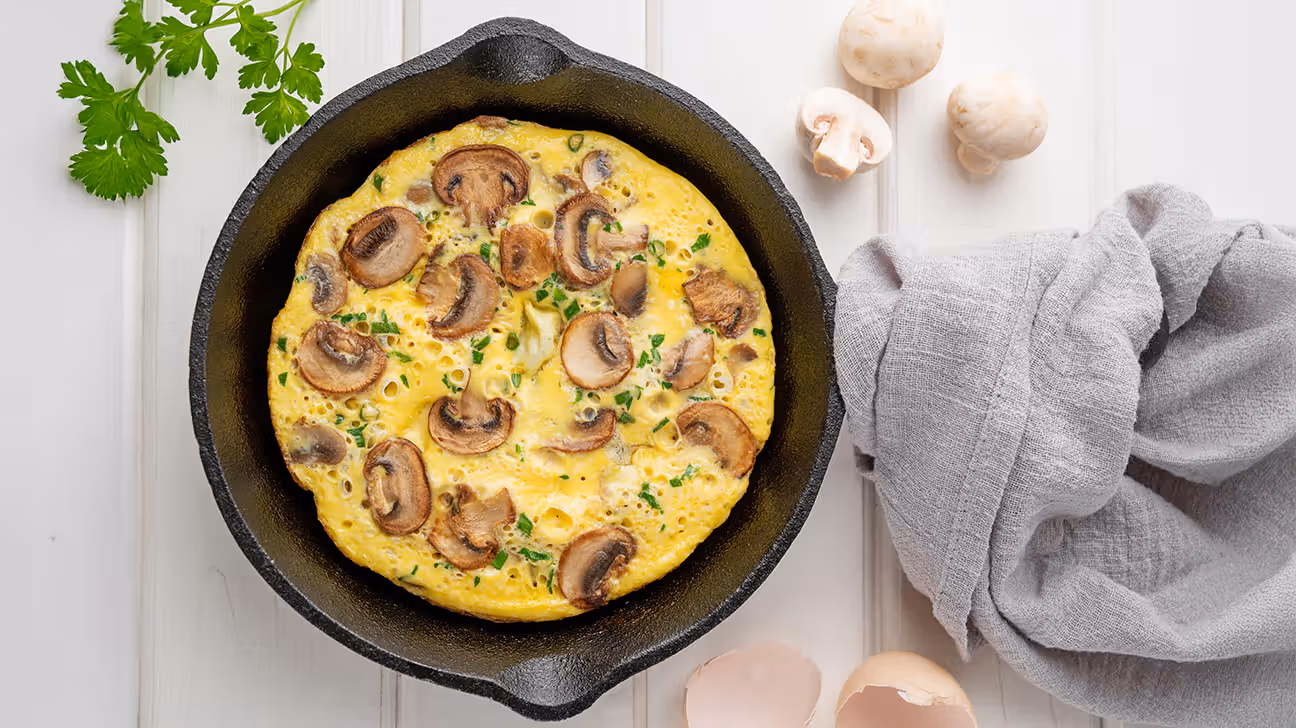 Frittata aux légumes et fromage