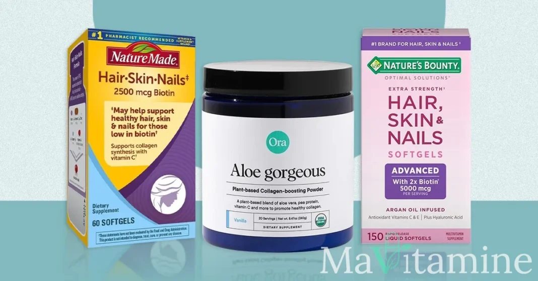 Vitamines Cheveux, Peau et Ongles : Guide des Nutriments