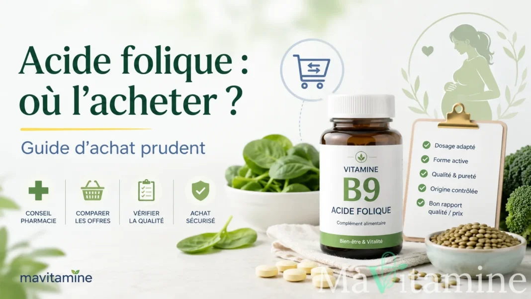 Acide folique : guide d'achat santé