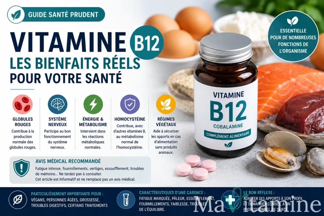 Les bienfaits de la vitamine B12