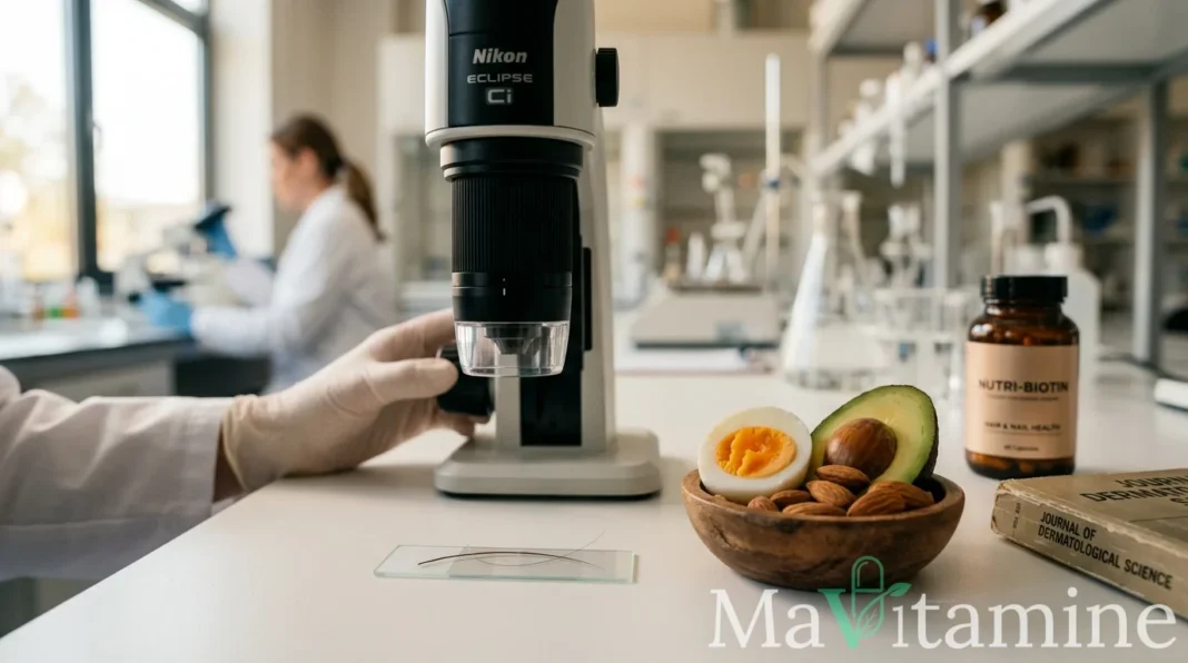Biotine et cheveux : ce que les preuves permettent vraiment de dire avant d’acheter un complément
