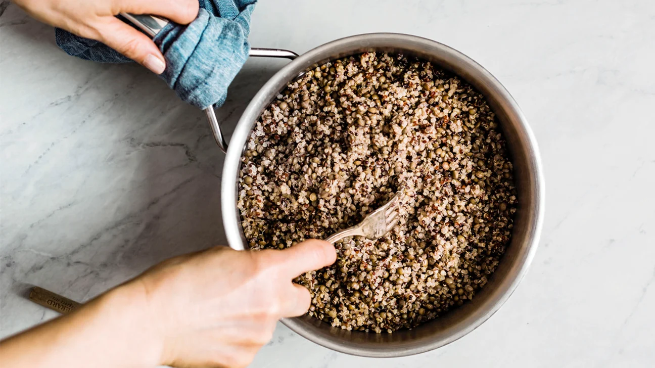 Bol de quinoa cuit