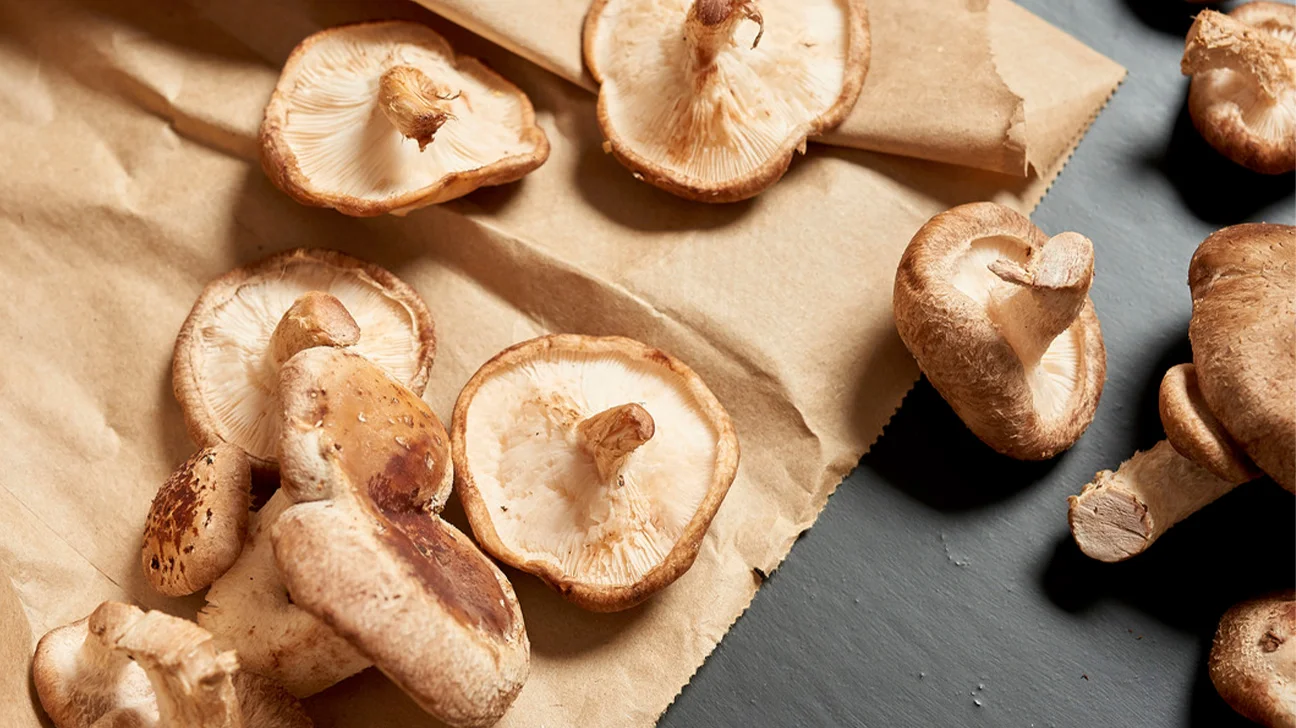Champignons shiitaké frais