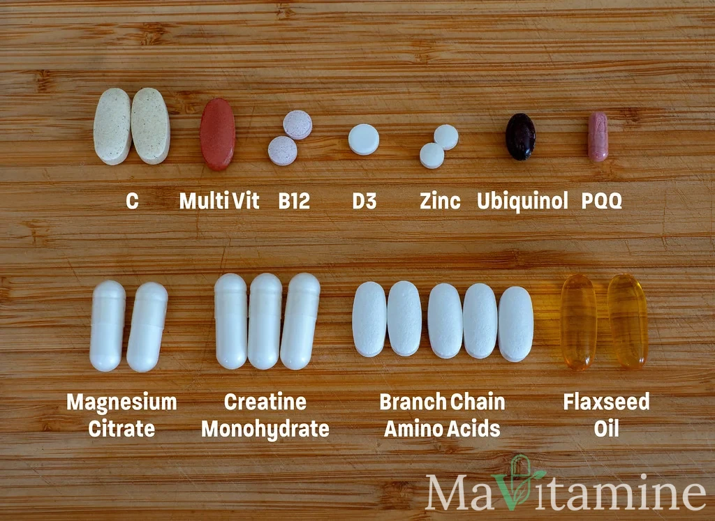 Illustration de vitamine B12 pour un article sur les effets secondaires et les précautions